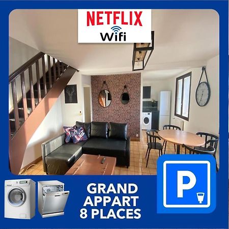 014 Chic & Cosy Grand Appart Duplex 76M2 Wifi Smart Tv Netflix Et Vue Panoramique Saint-Etienne  Exterior photo